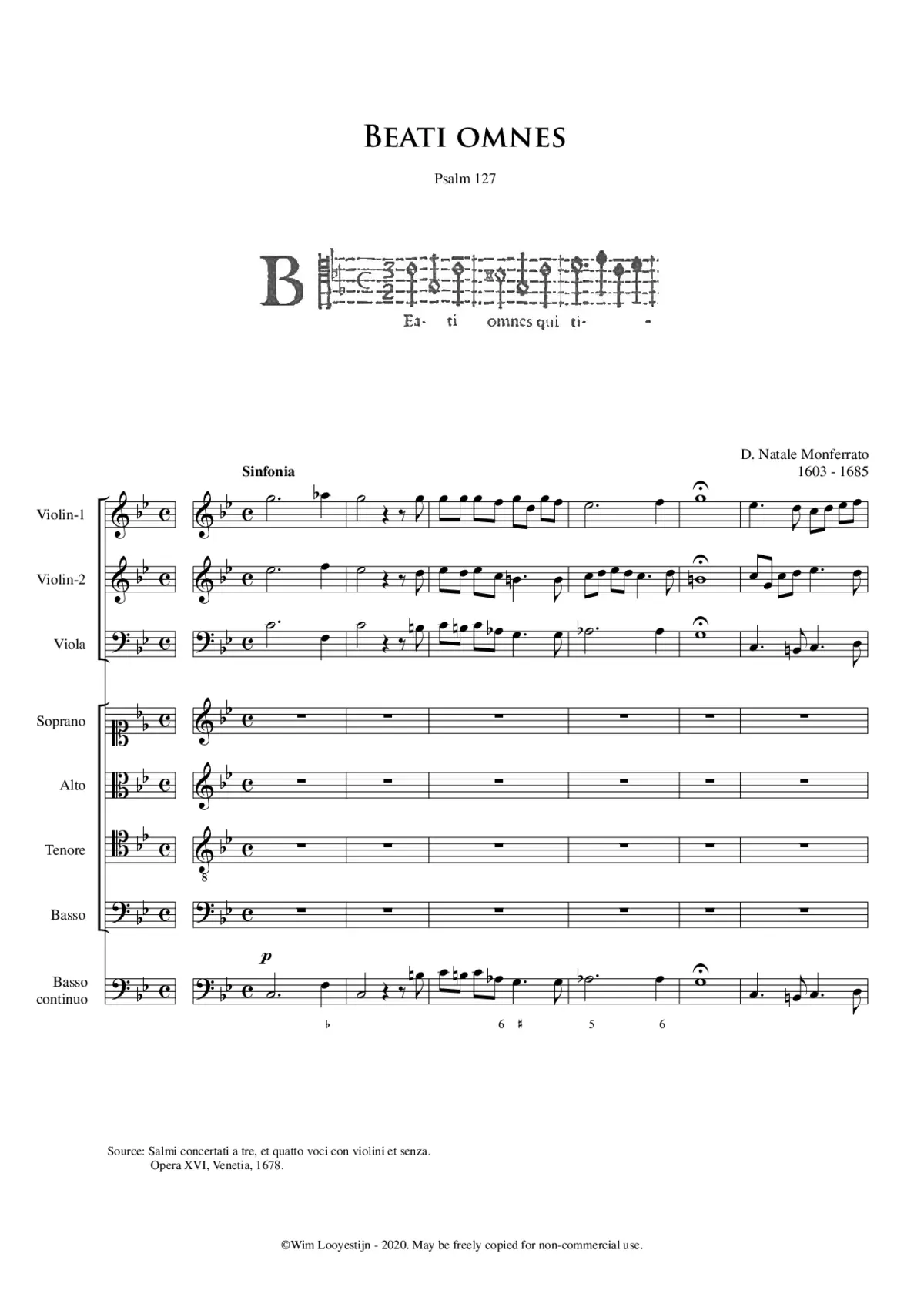 Beati omnes - Page 1