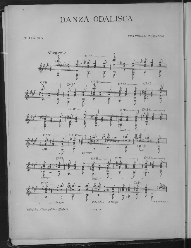 Danza Odalisca - Page 1