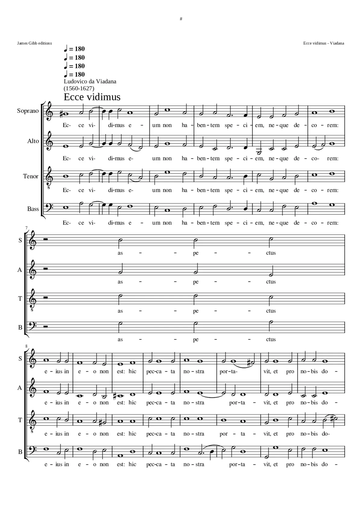 Ecce vidimus - Page 1