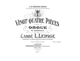 Vingt-quatre pièces pour orgue ou harmonium