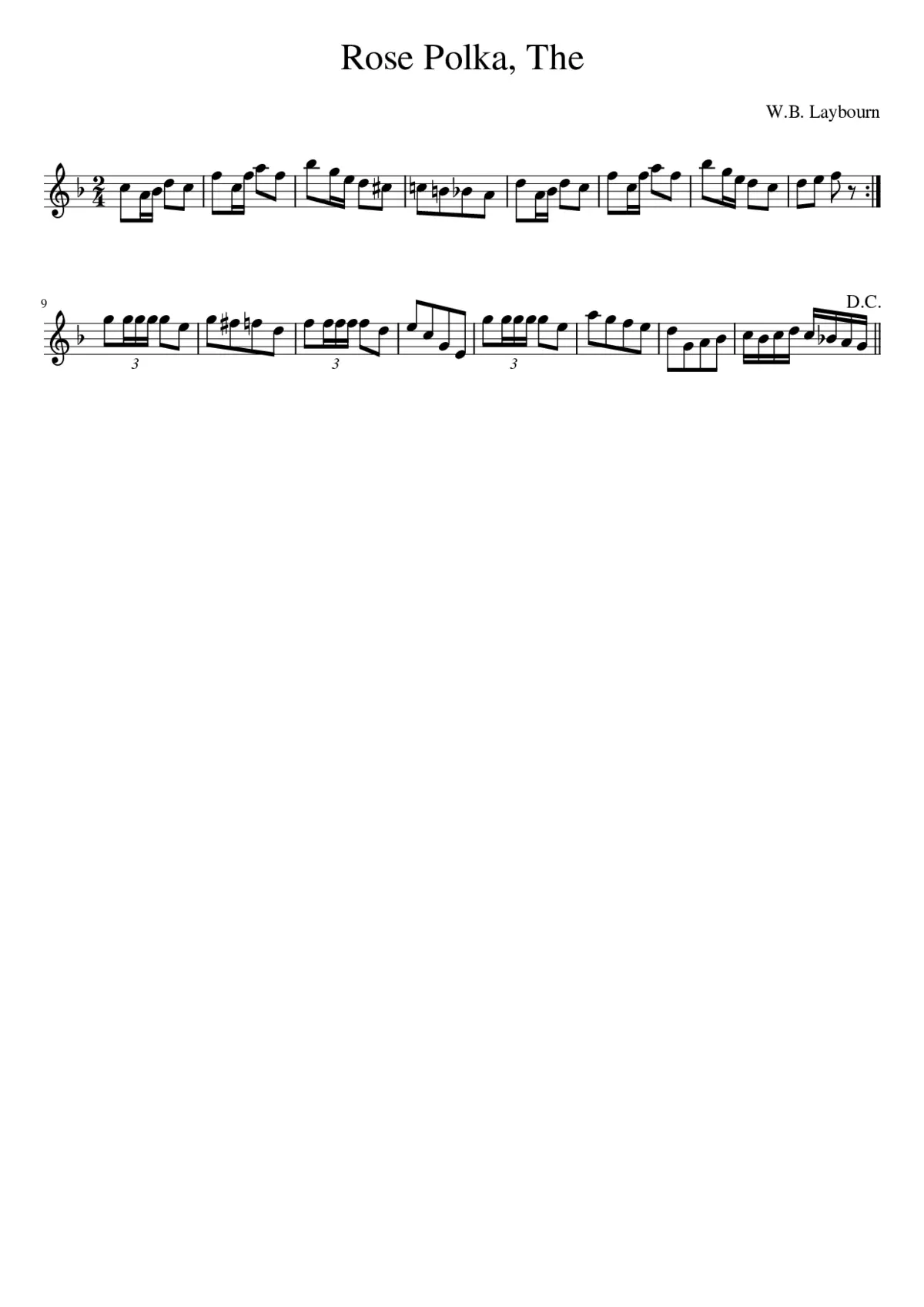 The Rose Polka - Page 1