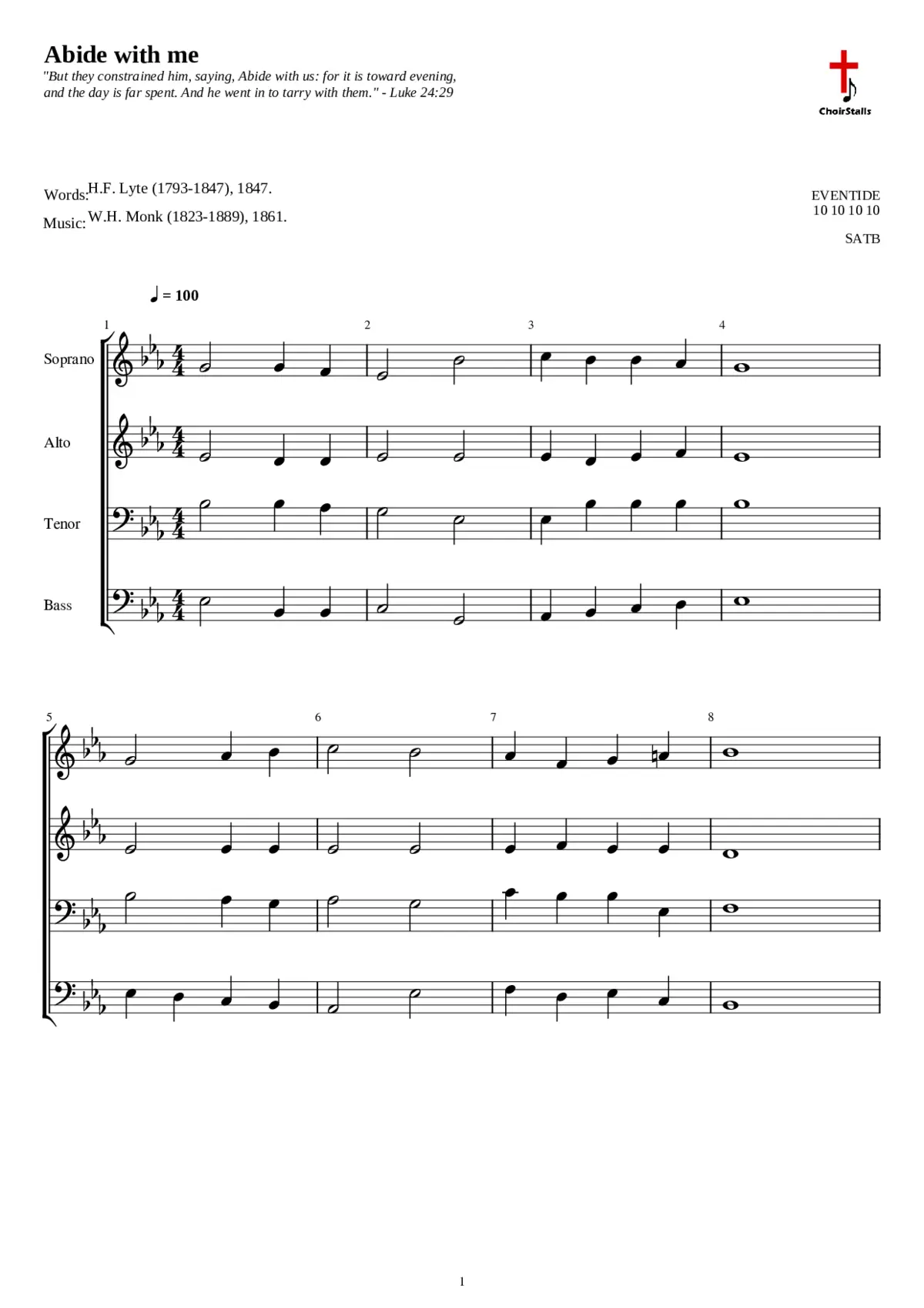 Abide with me - Page 1