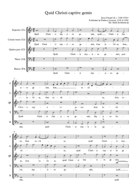 Quid Christi captive gemis
