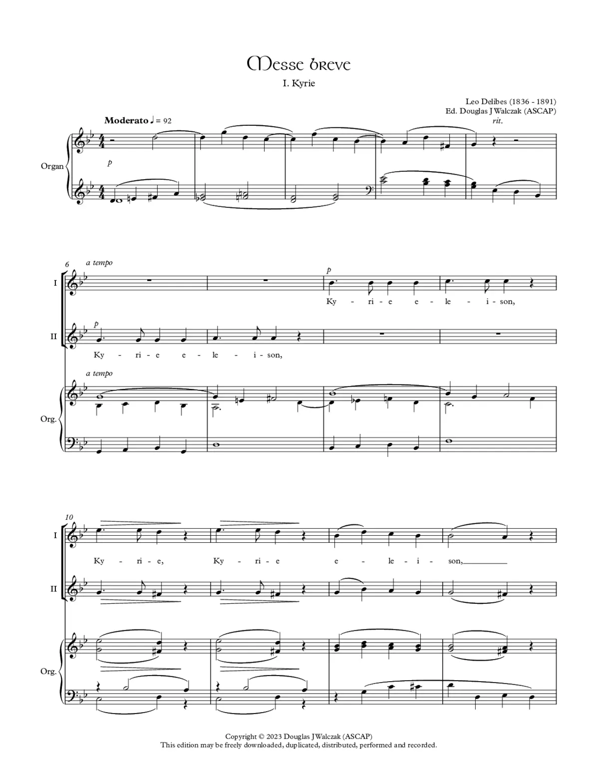 Messe brève - Page 1