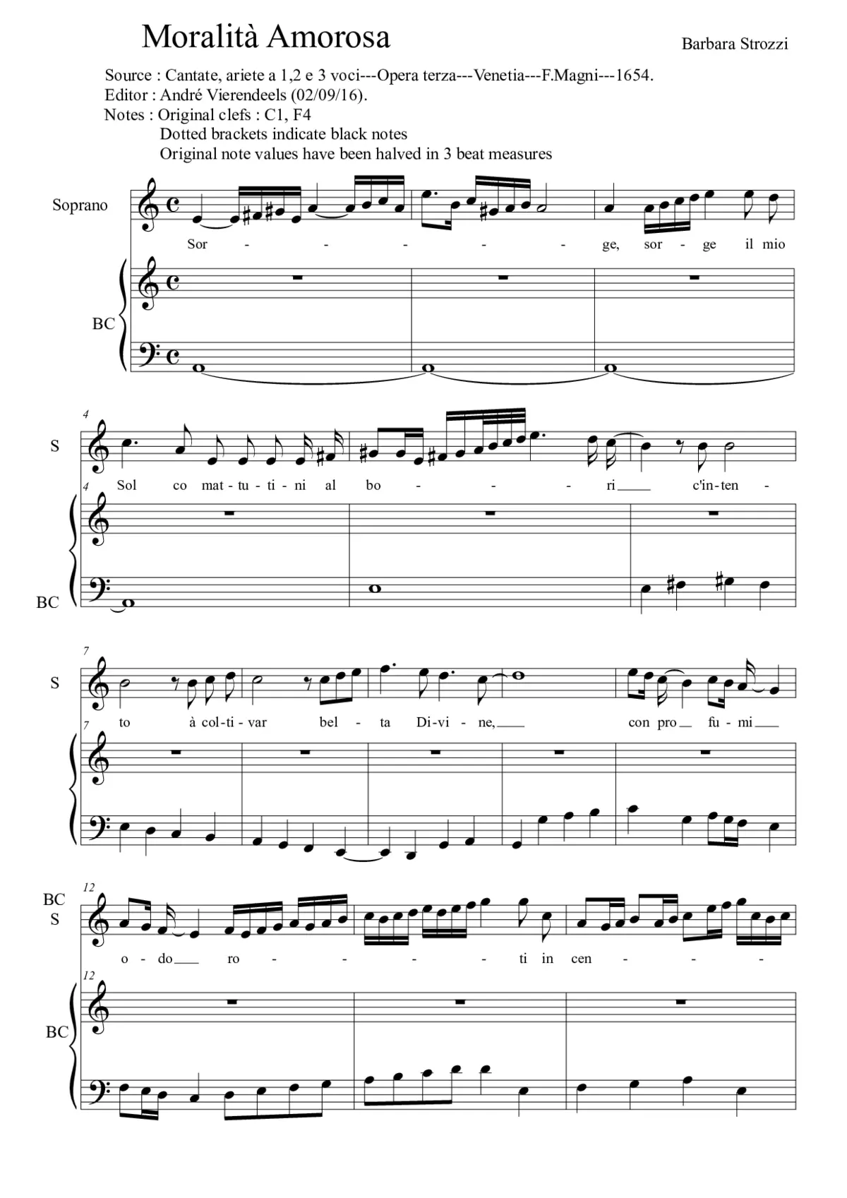 Moralità Amorosa - Page 1