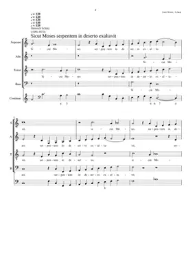 Sicut Moses serpentem in deserto exaltabit SWV 68