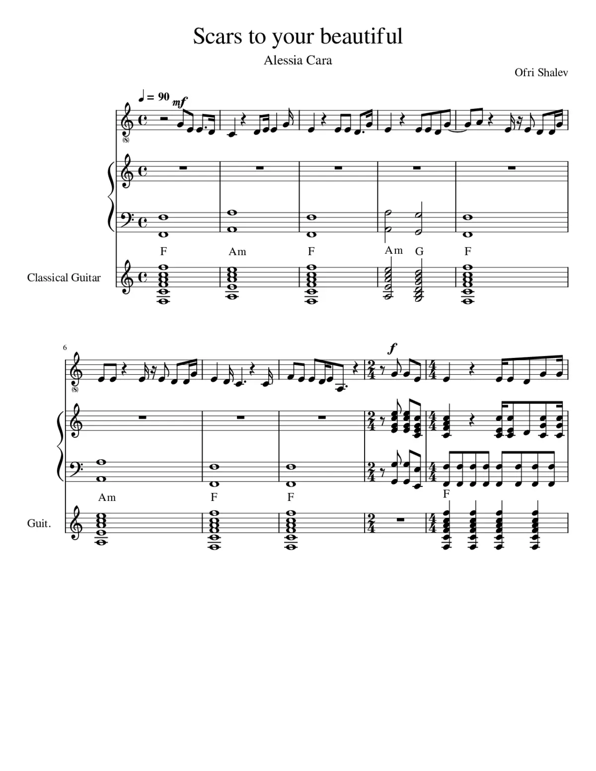 scars to your beautiful - Page 1