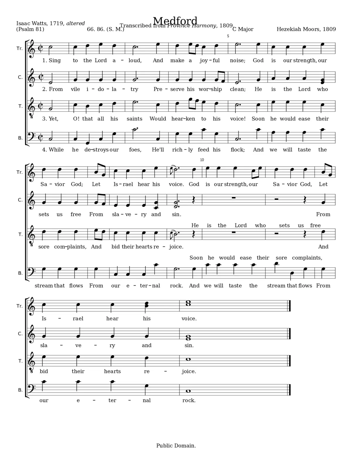 Medford - Hezekiah Moors - Page 1