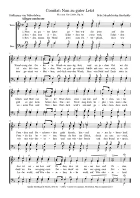 Comitat: Nun zu guter Letzt, Op. 76 No. 4