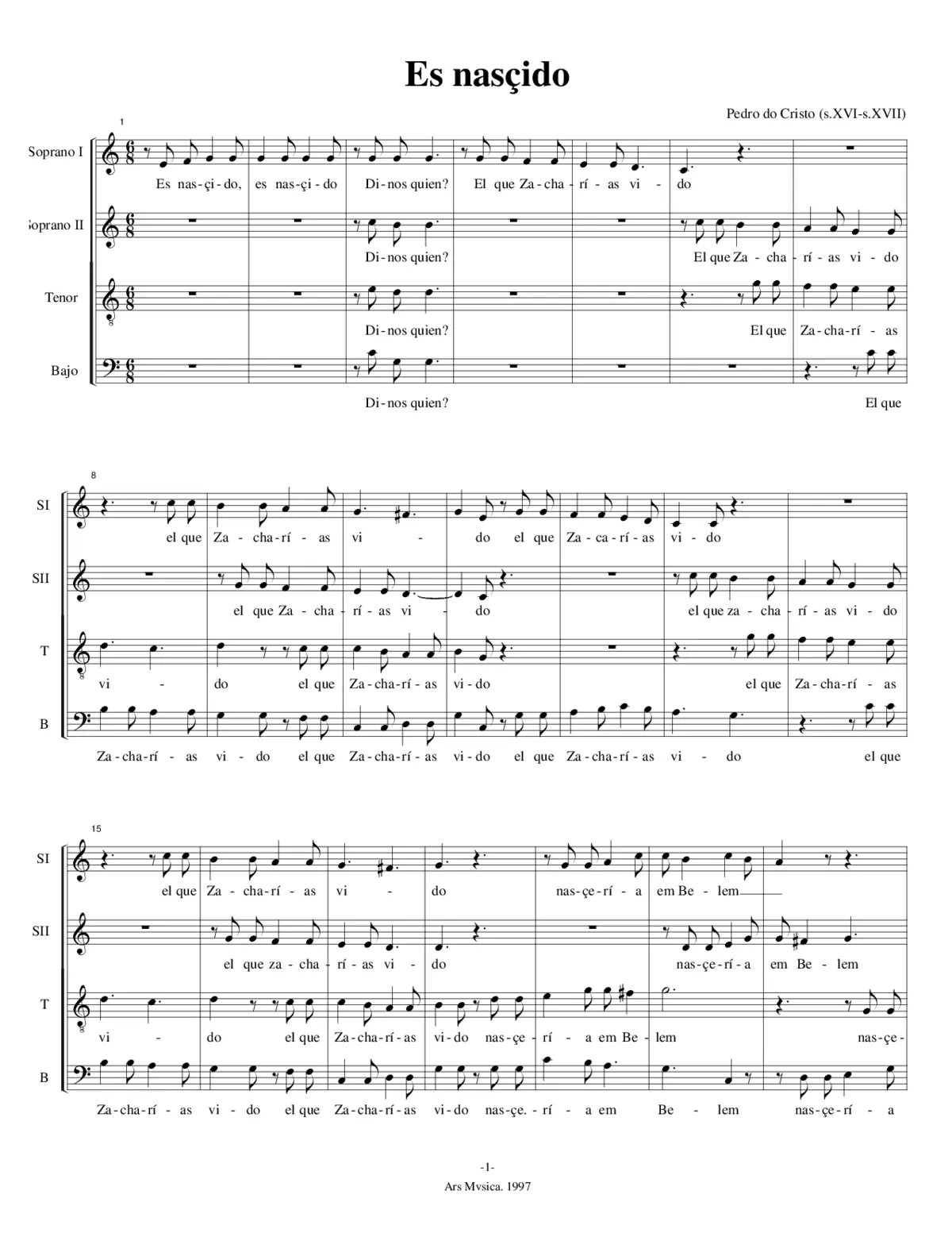 Es nascido - Page 1
