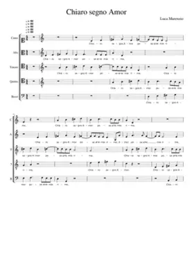 Chiaro segno Amor