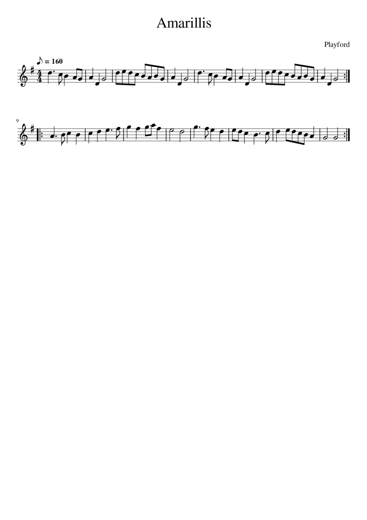 Amarillis - Page 1