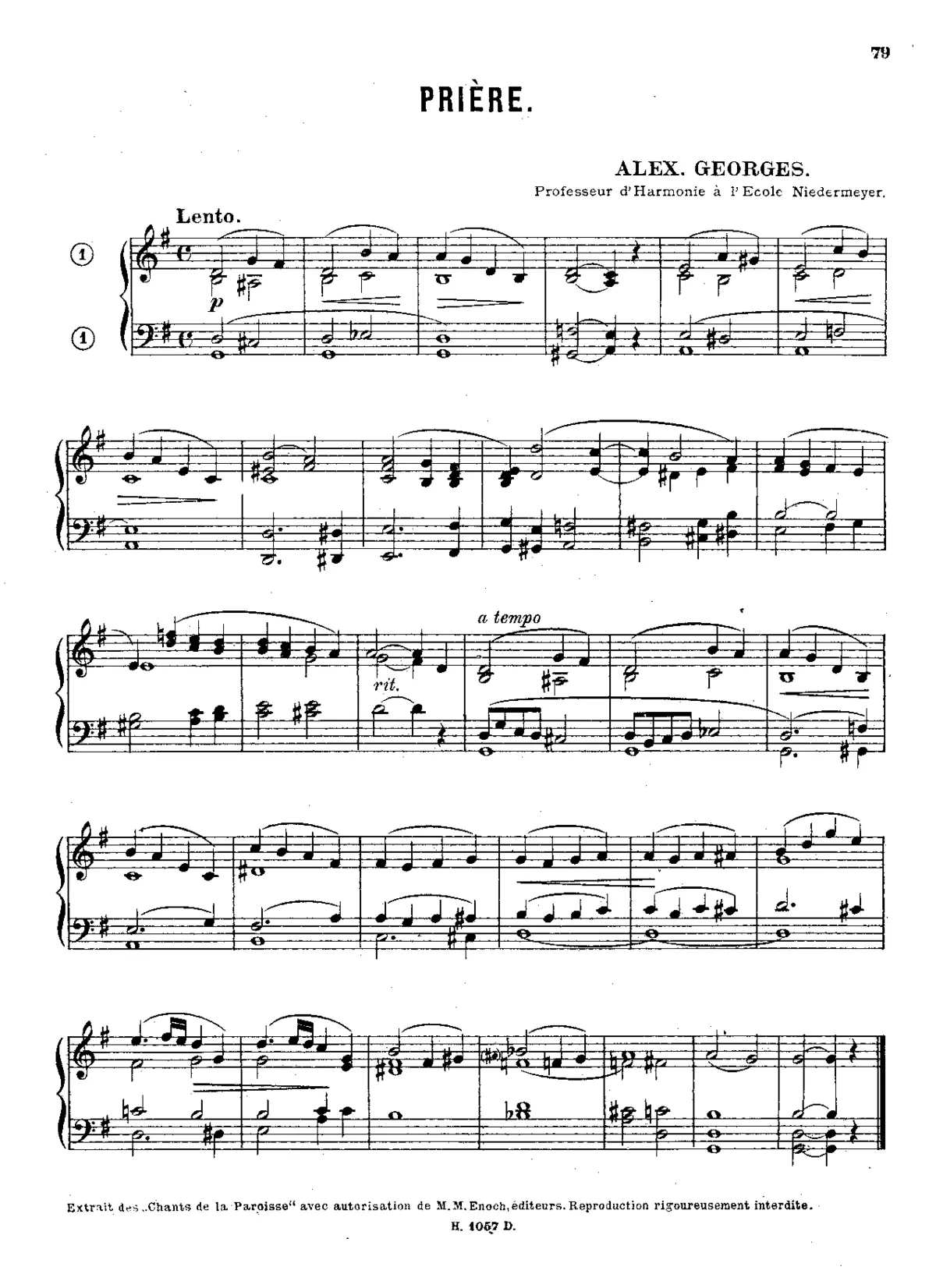 2 Pieces for Harmonium - Page 1