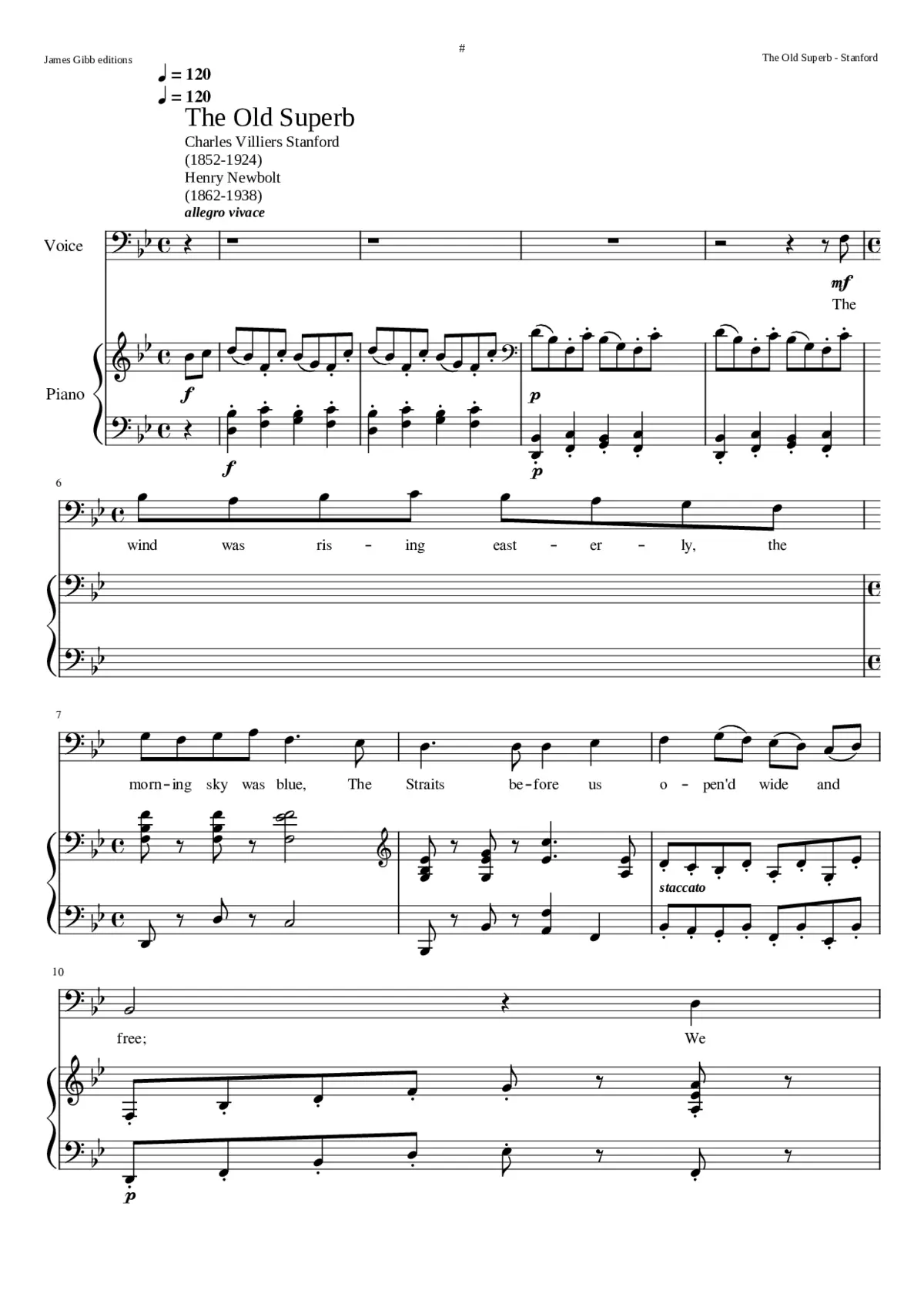 The Old Superb Op. 91:5 - Page 1