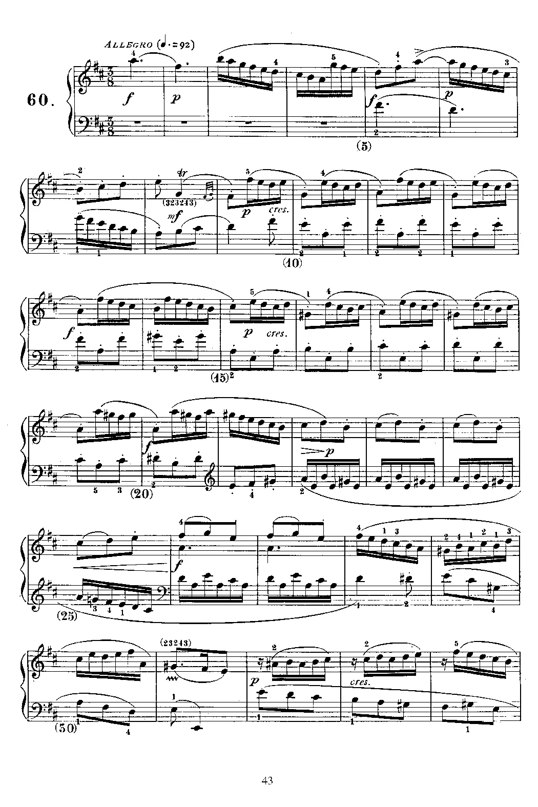 Keyboard Sonata in D major - Page 1