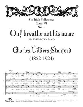 Oh! breathe not his name