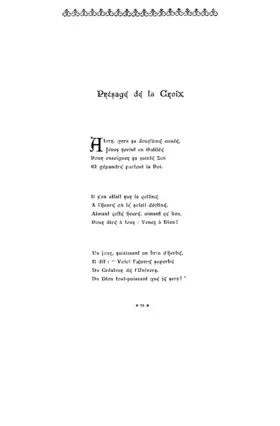 Présage de la croix