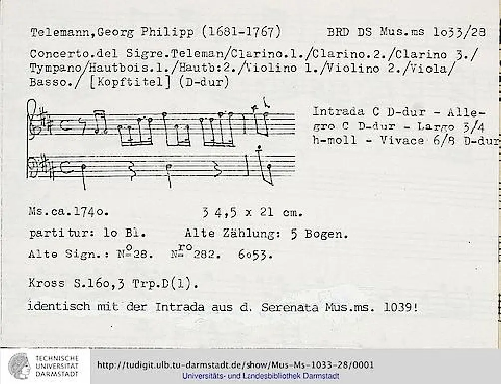 Concerto for 3 Trumpets and Timpani - Page 1