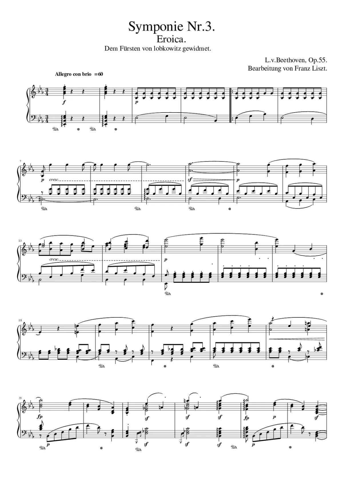 Symphony No.3 Op.55 - Page 1