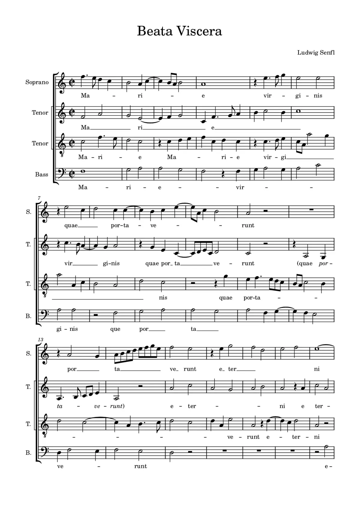 Beata viscera - Page 1