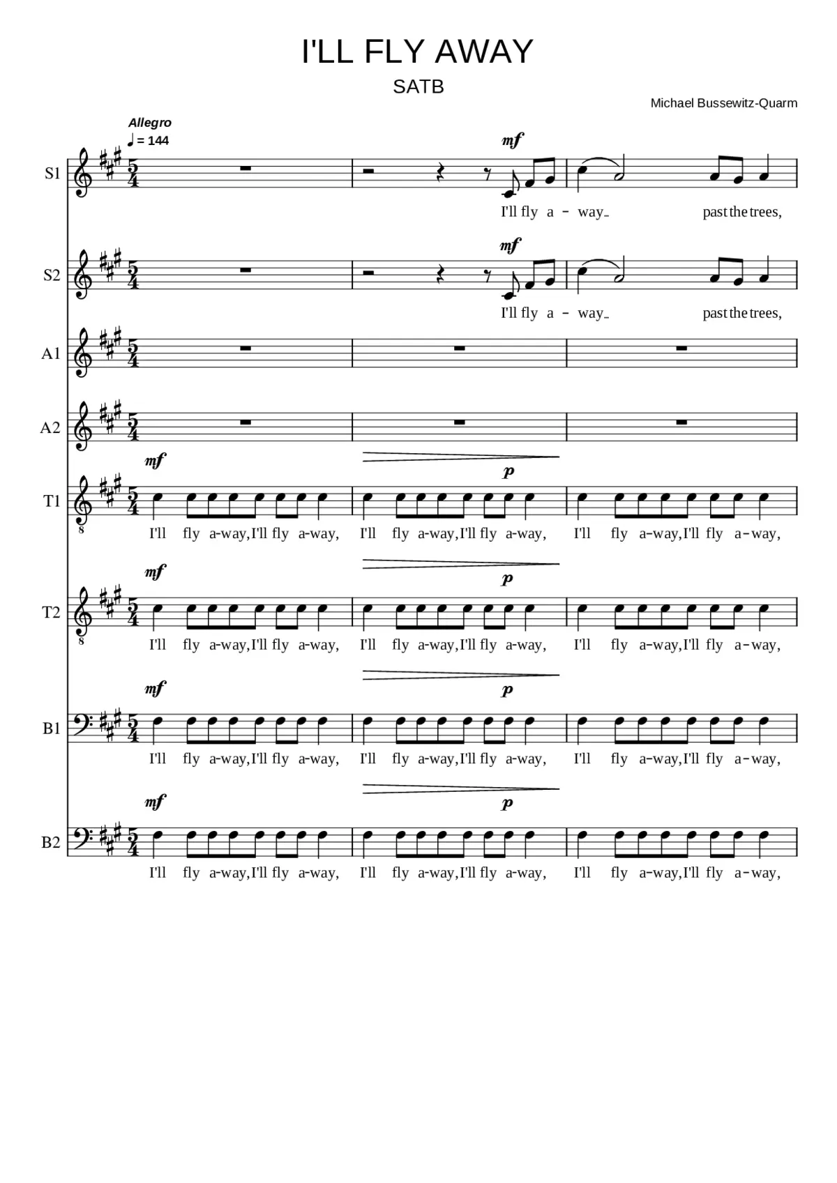 I'll fly away - Page 1