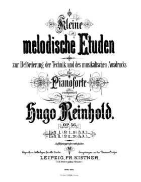 20 Kleine melodische Etuden