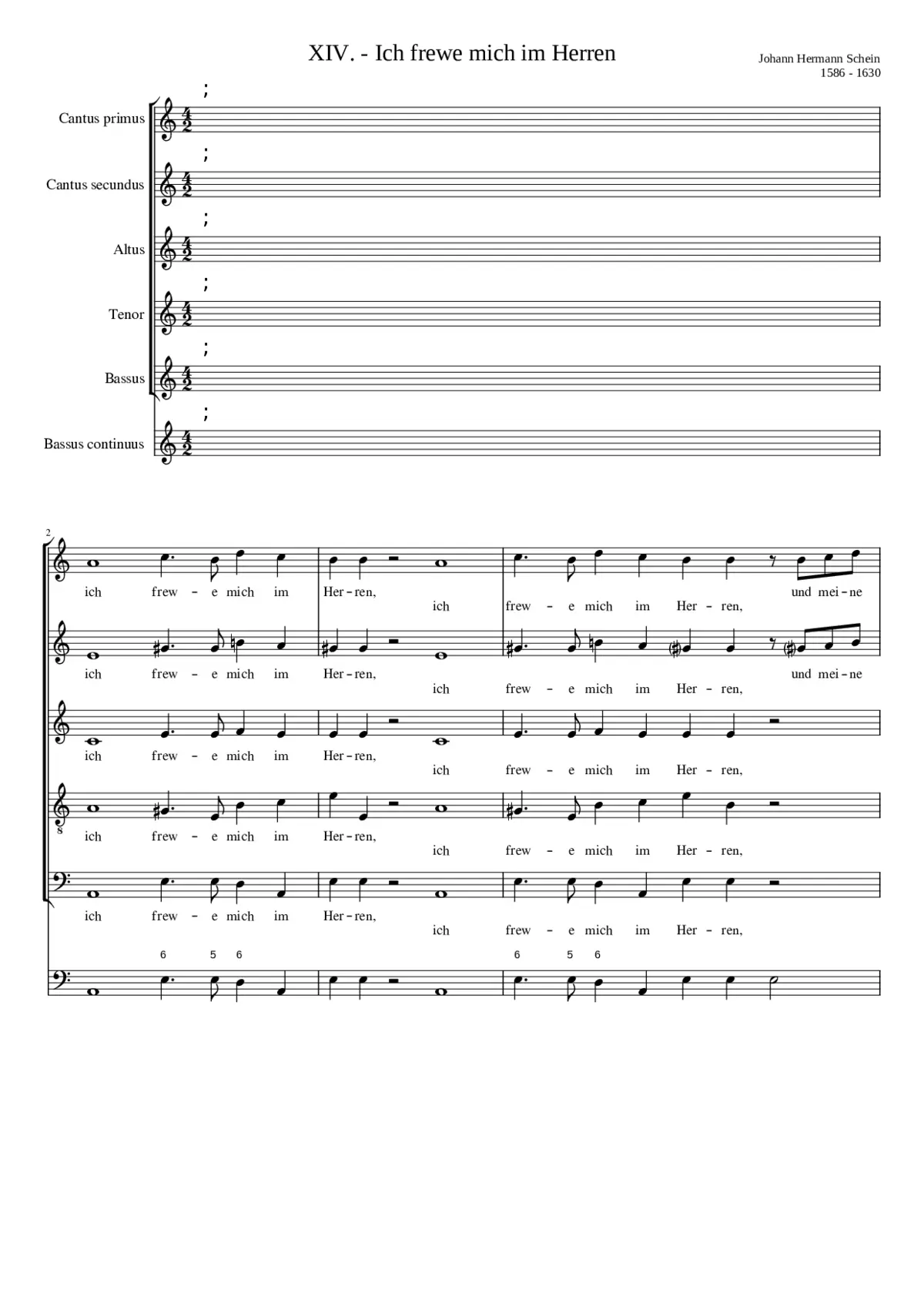 Ich freue mich im Herrn - Page 1