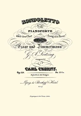 Rondoletto on a Theme from the Opera 'Czaar et Zimmermann'