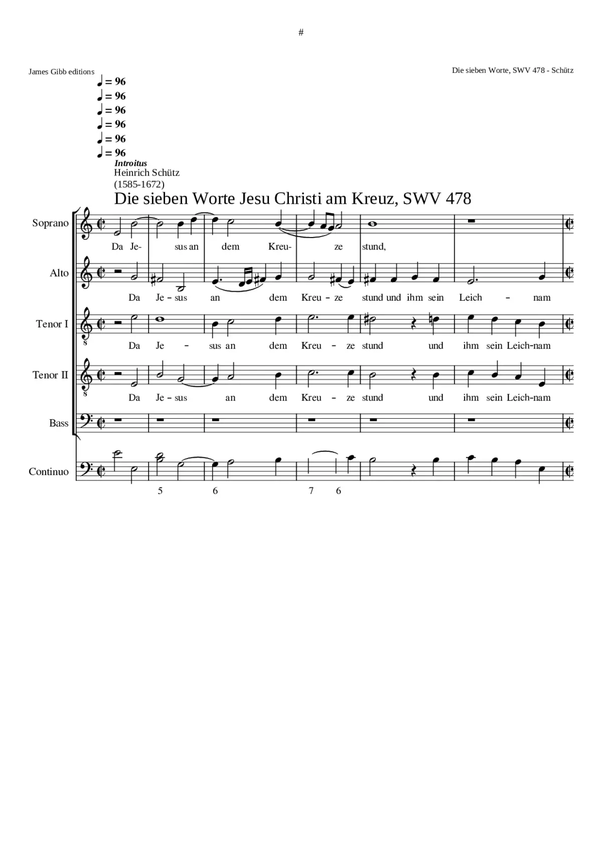 Die Sieben Worte Jesu Christi am Kreuz - Page 1