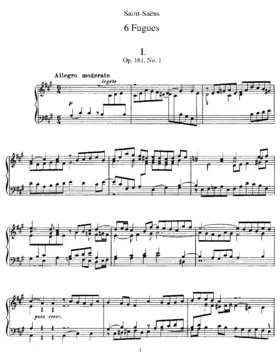 6 Fugues, Op.161