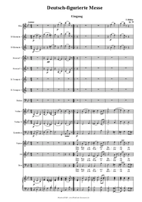 Deutsch figurierte Messe