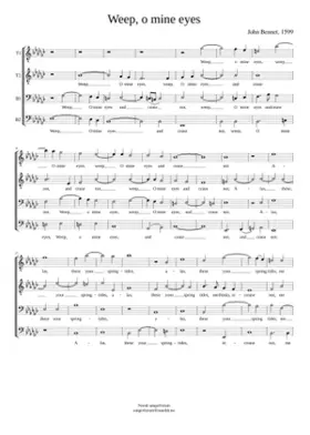 Weep O Mine Eyes
