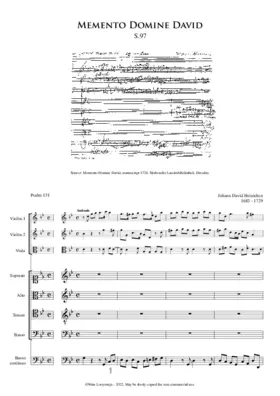 Memento Domine David