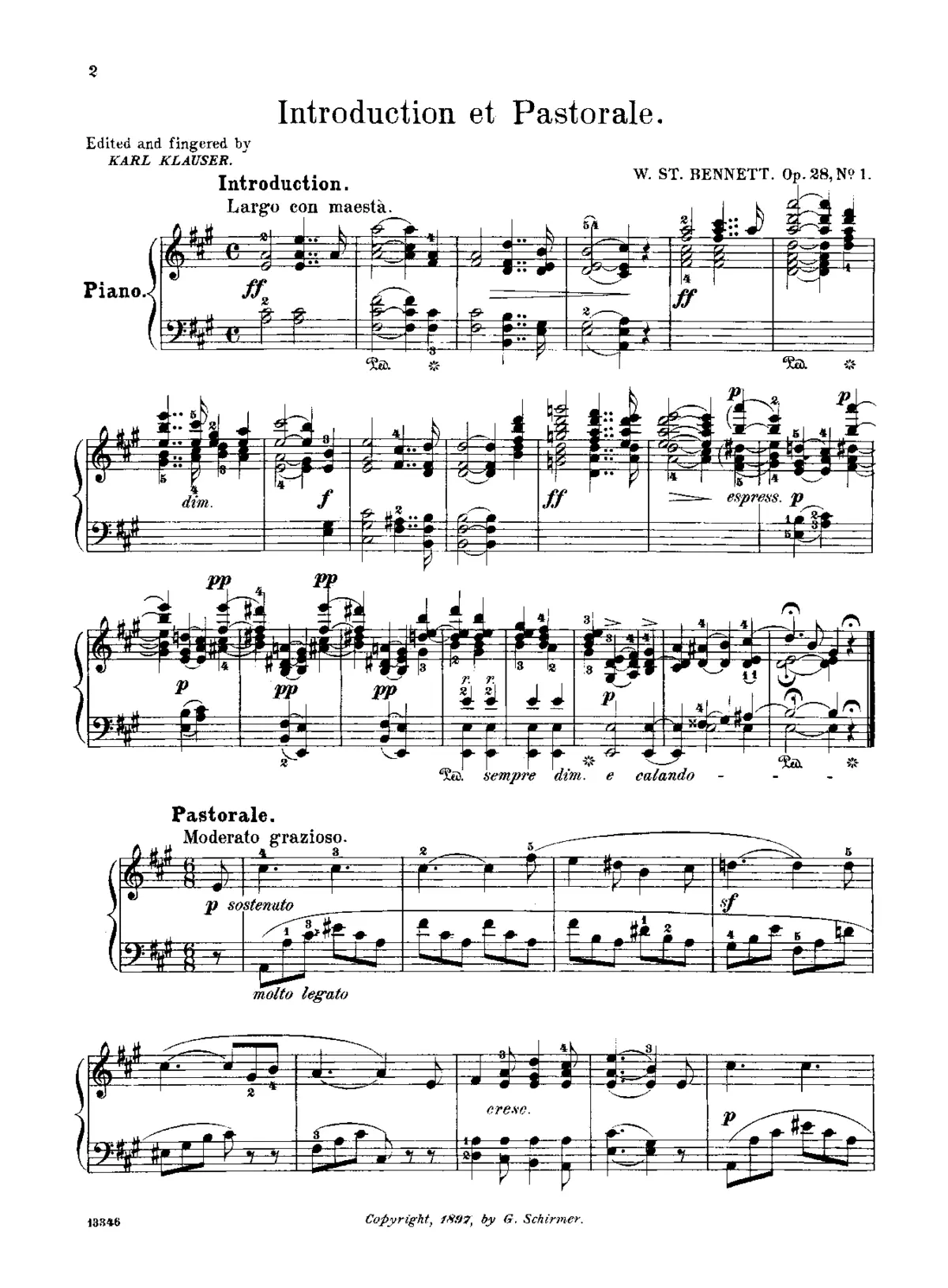 3 Pieces for Piano, Op.28 - Page 1
