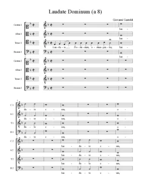 Laudate Dominum (a 8)