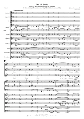 Psalm 13, Op. 27