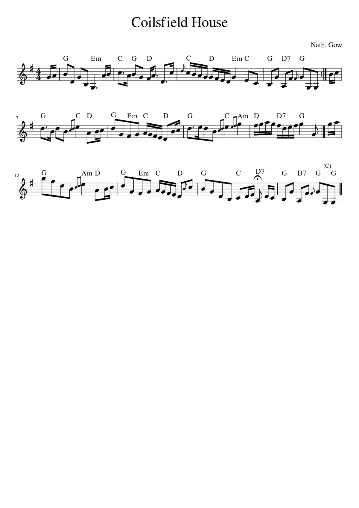 Coilsfield House - Page 1