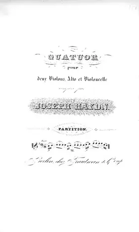 String Quartet in G major