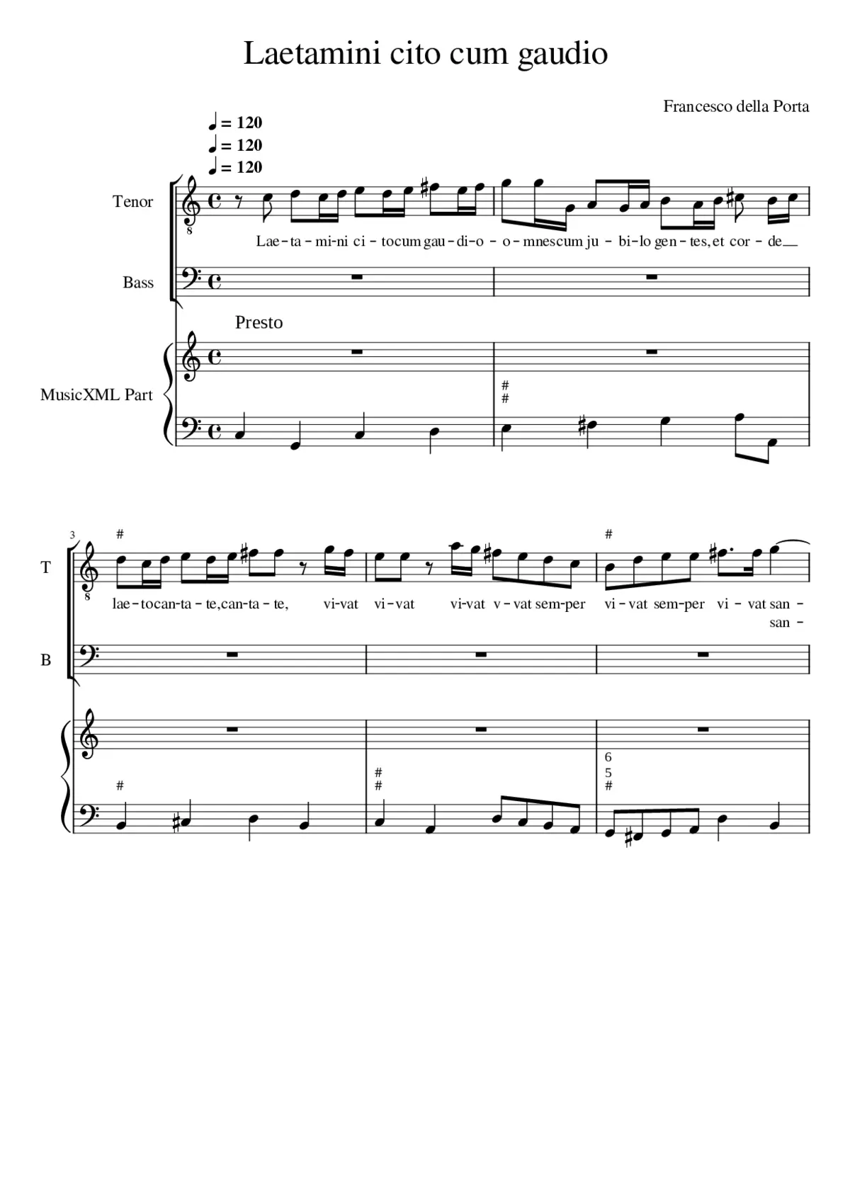 Laetamini cito cum gaudio - Page 1