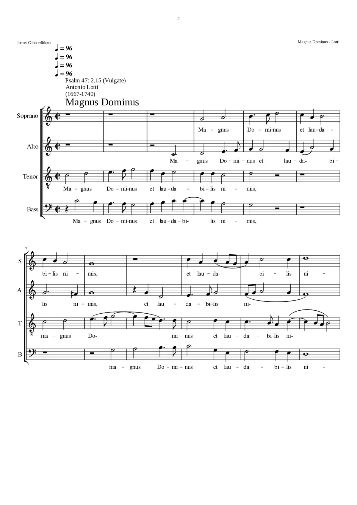 Magnus Dominus - Page 1