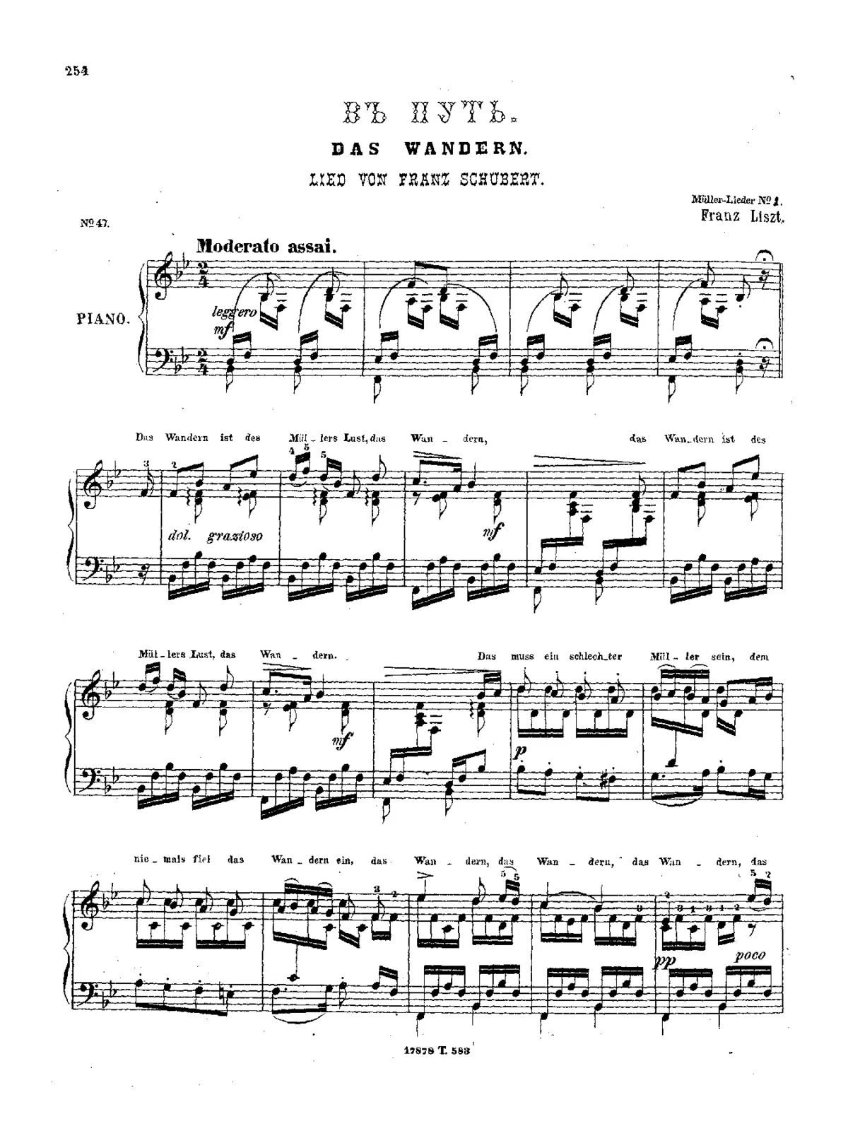 Müllerlieder von Franz Schubert - Page 1