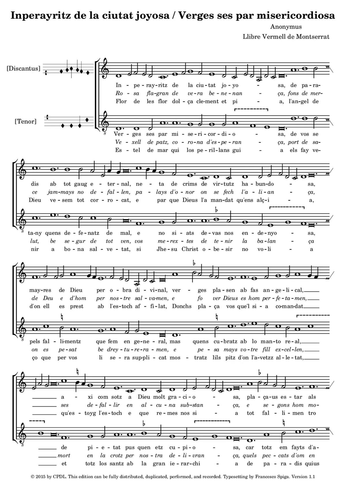 Imperayritz de la ciutat ioyosa - Page 1