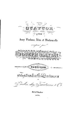 String Quartet in A major