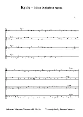 Missa O gloriosa regina