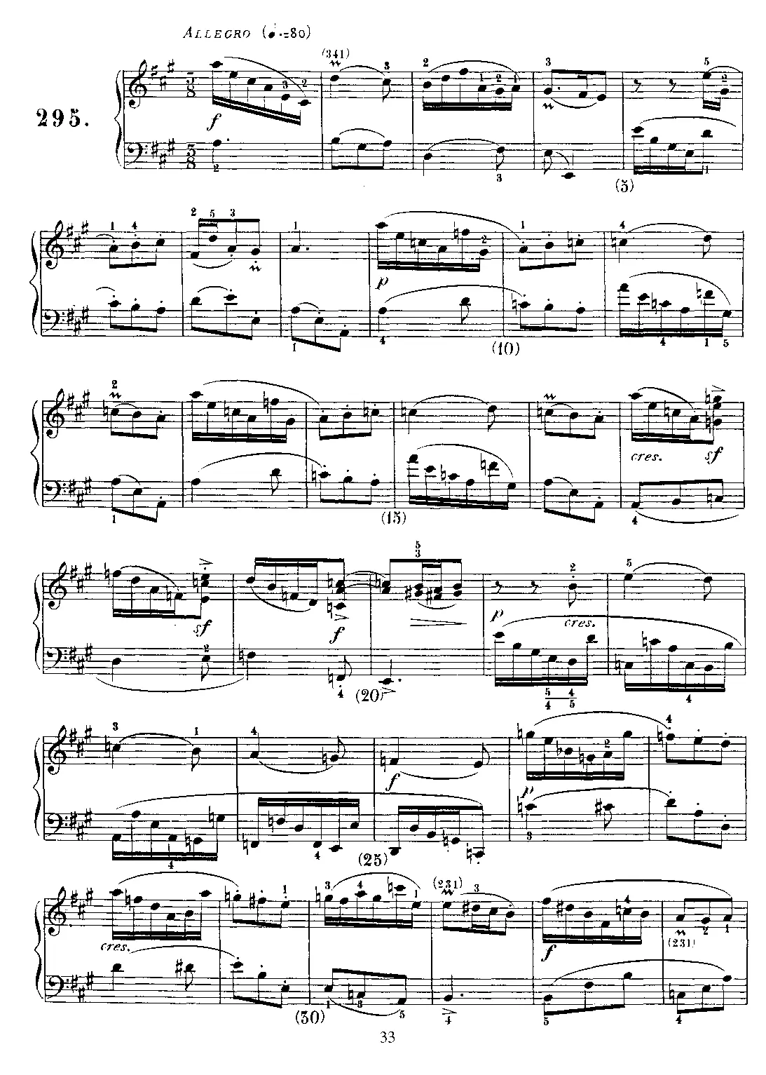 Keyboard Sonata in A major - Page 1