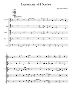 Legem pone mihi Domine (Psalm 27 Prima pars)