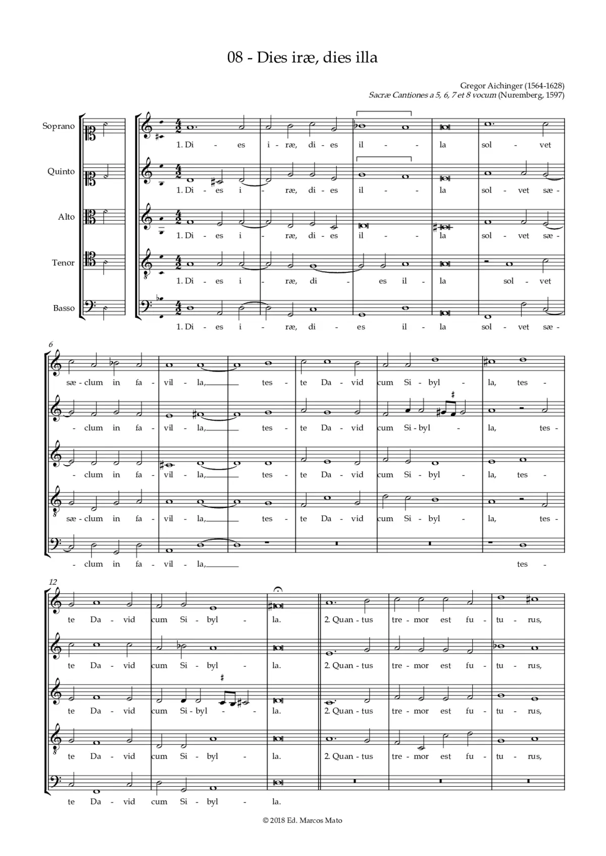 Dies iræ, dies illa - Page 1