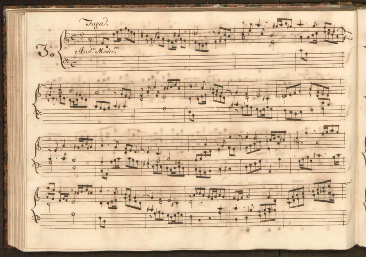 Keyboard Sonata in D minor - Page 1
