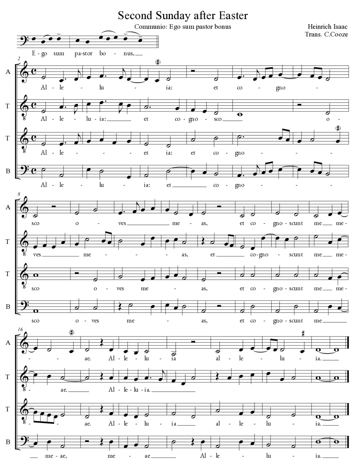 Ego sum pastor bonus - Page 1