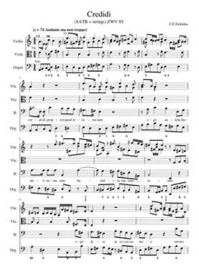 Credidi ZWV 85 - Jan Dismas Zelenka